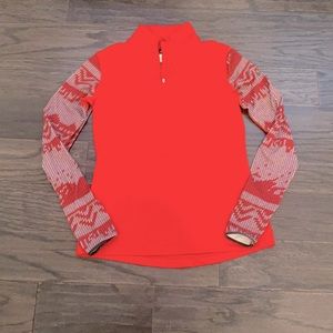 Red Nike 1/4 zip